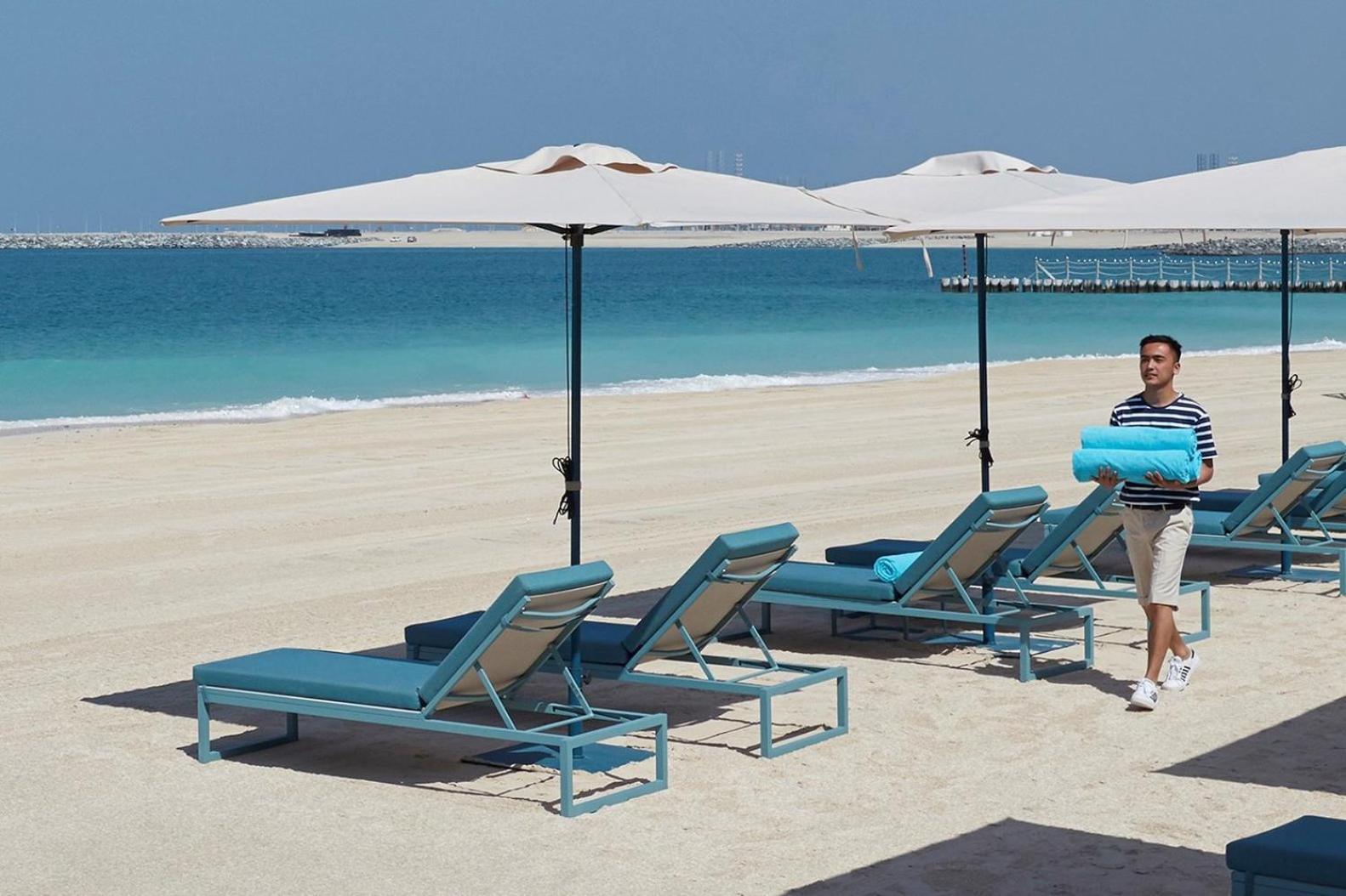 Mandarin Oriental Jumeira, Dubai Eksteriør billede Beach at Jumeirah Atlantis