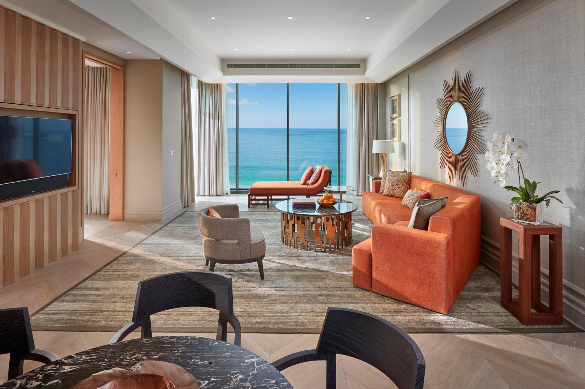 Mandarin Oriental Jumeira, Dubai Eksteriør billede A living room at the hotel