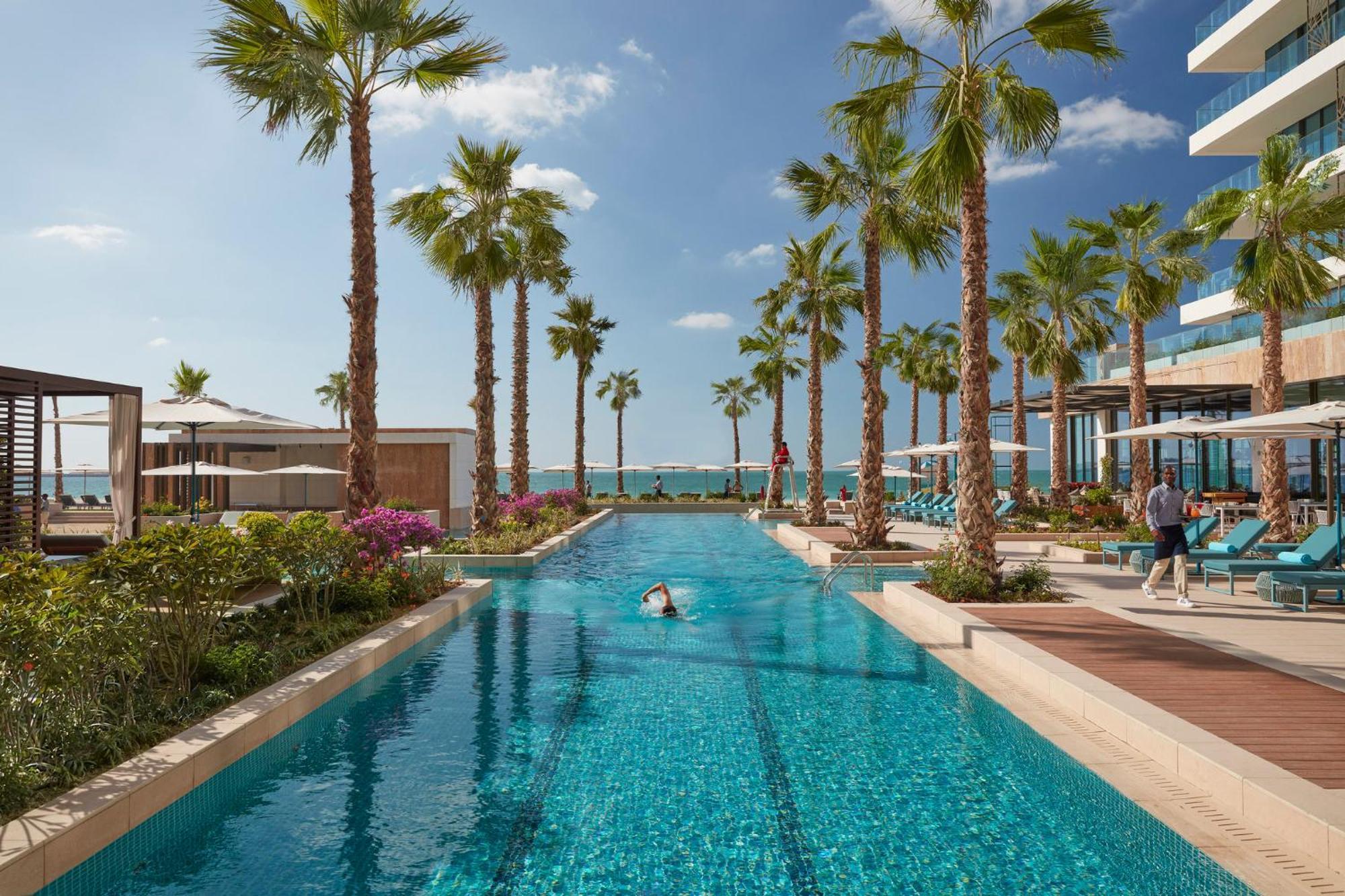 Mandarin Oriental Jumeira, Dubai Eksteriør billede Pool at the Westin La Paloma